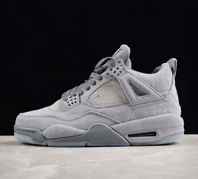 Air Jordan 4 Cool Grey Aj4 乔4酷灰 麂皮 夜光底 篮球鞋 930155-003 原鞋开发 原楦原纸板同源开发 完美呈现乔4的版型 内