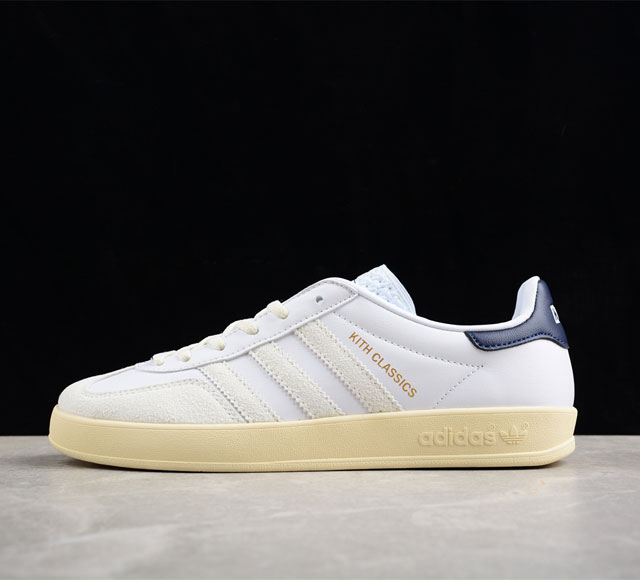 Ad Originals Gazelle Indoor Kith联名 休闲舒适轻便耐磨 低帮 板鞋 货号 Ie2572 尺码 36 37 37 38 38 5