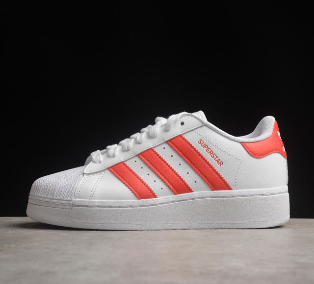 纯原 Adidas Originals Superstar Xlg 贝壳头厚底休闲板鞋货号 If8067 23官方新款 专柜同步配色 全系列原鞋开发 版型正确