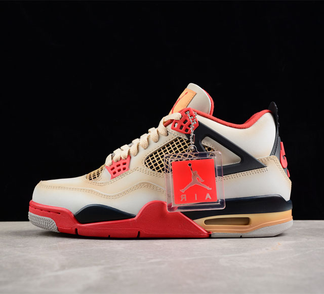 A版 Jordan Air Jordan 4 Retro Aj4 乔4喷火龙 联名定制款 篮球鞋 Aq9129-105 尺码 40 40 5 41 42 42