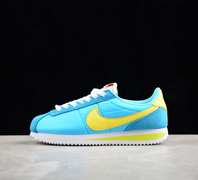 Nike Classic Cortez阿甘牛津布柠檬黄hf0118-300 尺码 36 36 5 37 5 38 38 5 39 40