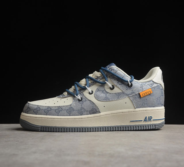 Gucci X Nk Air Force 1'07 Low 联名款 空军一号低帮休闲板鞋 Bd7700-222 打造纯正空军版型#专注外贸渠道 全掌内置蜂窝气垫