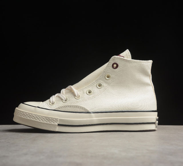 Converse Chuck 1970S 匡威2024龙年新款 斜纹布麂皮拼接 复古拼接刺绣高帮休闲帆布鞋 A06548C 鞋面采用斜纹帆布与反毛皮制作鞋舌还有