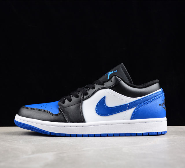 Cj版纯原 Air Jordan 1 Low Aj1 乔1黑白蓝 低帮文化篮球鞋 553558-140 尺码 40 40 5 41 42 42 5 43 44