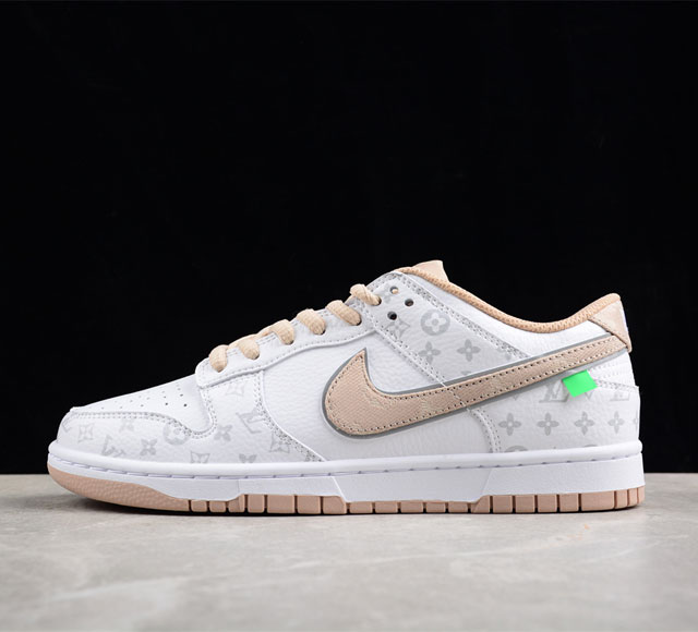 Lv X Nk Sb Dunk Low 联名卡其印花配色 低帮休闲运动滑板板鞋 Lv0526-596 尺码 36 36 5 37 5 38 38 5 39 40