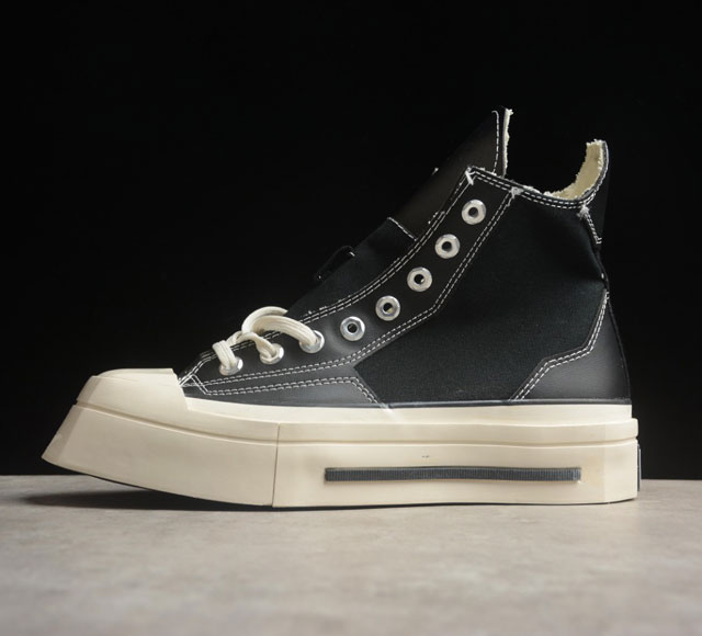 Converse Chuck 70S 匡威官方新款 几何拼接厚底帆布鞋 A06435C 全新匡威几何70 前卫构型 重塑经典不规则方形鞋头 为chuck 70注