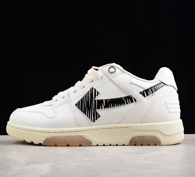 新品上架 Off-White Out Of Office 低帮时尚板鞋 马克白色 杨幂同款 原厂原档案开发 原盒原标 原厂头层皮料 官方原版设计 做工细节全方位