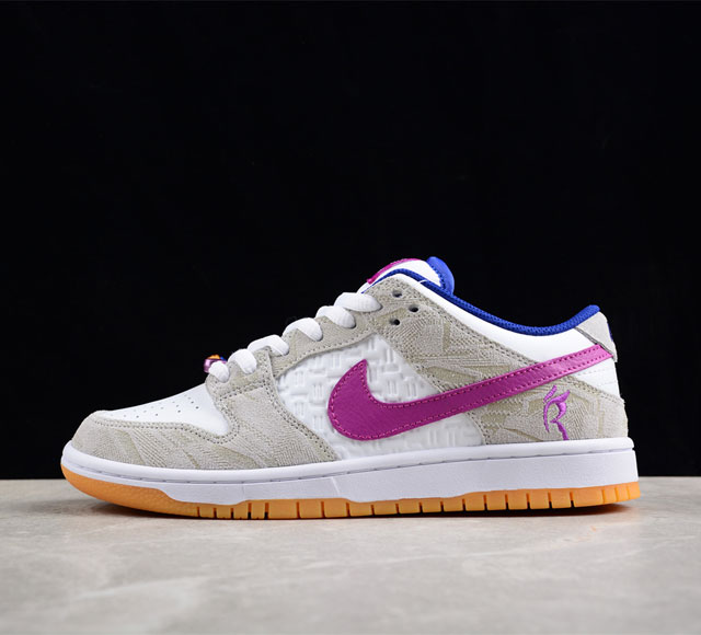 Rayssa Leal X Nk Sb Dunk Low Al瑞莎利尔联名低帮休闲板鞋 紫白 Fz5251-001 尺码 36 36 5 37 5 38 38