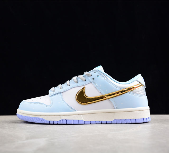 Nk Dunk Low Next Nature 白蓝金 Sb低帮运动休闲板鞋 Dd1873-400 皮料 细纹排气孔完全一致 全套原楦原模倾力打造完美版型 独家