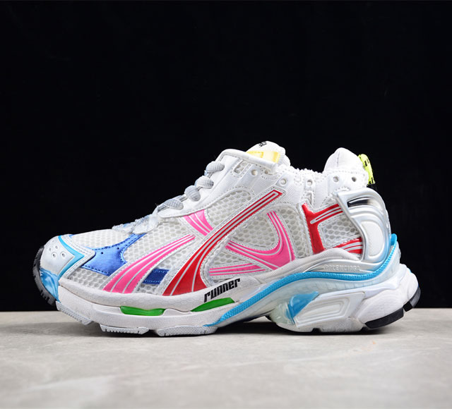 Balenciaga Runner Kith Four Color 巴黎世家7 5 最新配色潮流复古休闲鞋 W3Rbw9645 尺码 35 36 37 38 3