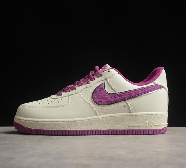 Nk Air Force 1'07 Low Lv联名-印花紫 空军一号低帮休闲板鞋 Lv0506-066 打造纯正空军版型#专注外贸渠道 全掌内置蜂窝气垫 #原