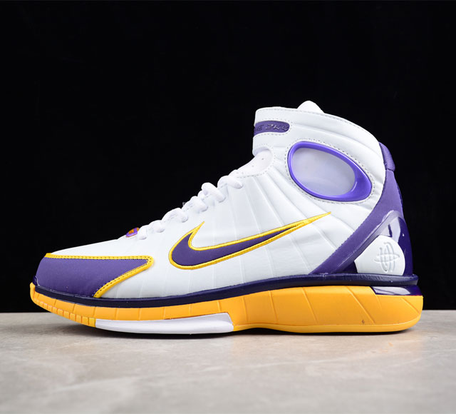 Nike Air Zoom Huarache 2K4科比 紫金湖人运动实战篮球鞋308475-102 尺码 40 40 5 41 42 42 5 43 44 4