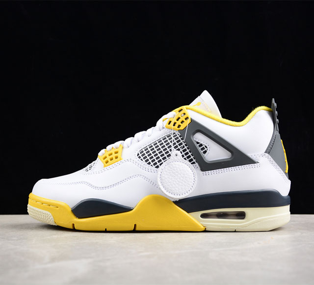 Air Jordan 4 Retro Vivid Sulfur Aj4 乔4白雷公 Aq9129-101 尺码 40 40 5 41 42 42 5 43 44