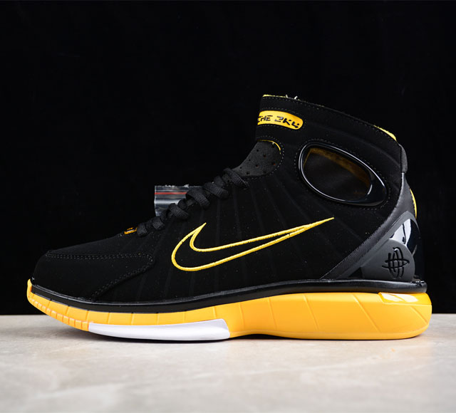 Nikezoomhuarache2K4Kobe 李易峰同款黑黄 运动实战篮球鞋308475-003 尺码 40 40 5 41 42 42 5 43 44 44