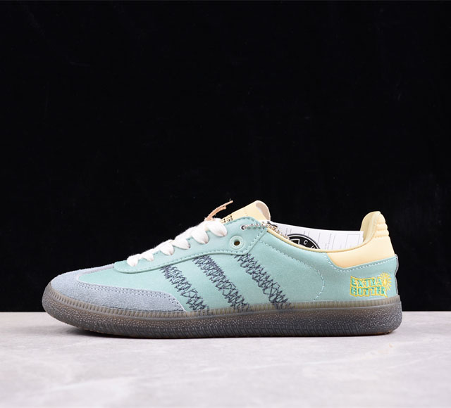 Adidas Originals Samba Vegan Og Spd 桑巴舞系列绅士德训足球风百搭低帮休闲运动板鞋 货号 Ie0174 尺码 36 3 37