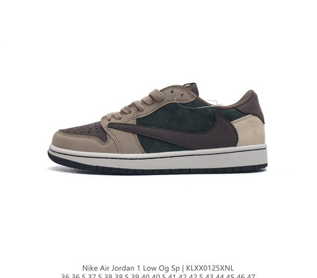 耐克 Nike Air Jordan 1 Low Og Sp Aj1乔1 倒勾 低帮篮球鞋 Aj1 乔丹1代 Aj1 乔1 反向脚趾复古运动鞋 潮鞋推荐好看不贵