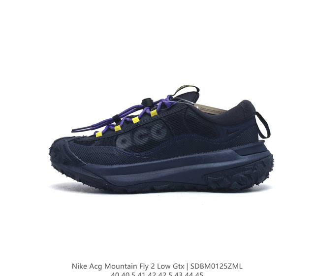 公司级 耐克 Nike Acg Mountain Fly 2 Low耐克户外登山鞋 山脉2代徒步跑鞋 男运动鞋 采用匠心设计 打造耐穿迅疾风格 让你在沙漠 峡谷