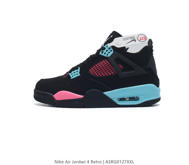 公司级 耐克 Nike Air Jordan 4 Retro Og迈克尔 乔丹aj4代乔4 中帮复古休闲运动文化篮球鞋 秉承轻量化的速度型篮球鞋设计思想完成设计