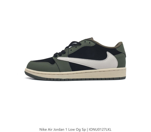 耐克 Nike Air Jordan 1 Low Og Sp Aj1乔1 倒勾 低帮篮球鞋 Aj1 乔丹1代 Aj1 乔1 反向脚趾复古运动鞋 潮鞋推荐好看不贵