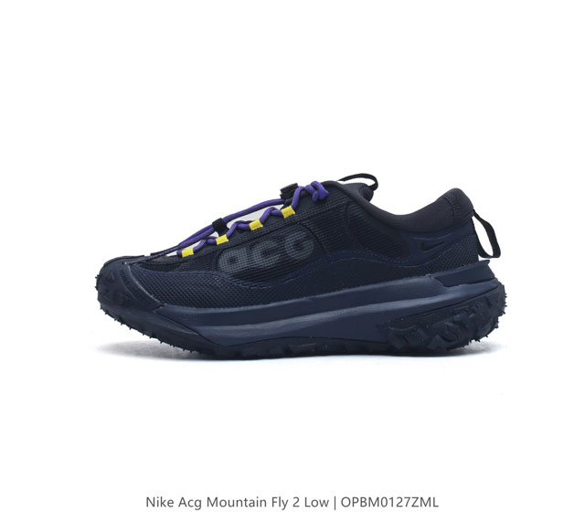 公司级 耐克 Nike Acg Mountain Fly 2 Low耐克户外登山鞋 山脉2代徒步跑鞋 男运动鞋 采用匠心设计 打造耐穿迅疾风格 让你在沙漠 峡谷