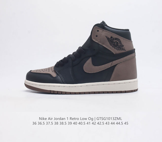 头层皮 耐克 Nike Air Jordan 1 Retro High Og 乔丹一代 Aj1 Aj1代 乔1代 乔丹1 篮球鞋复刻运动鞋 皮面高帮板鞋的设计灵