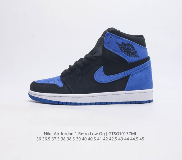 头层皮 耐克 Nike Air Jordan 1 Retro High Og 乔丹一代 Aj1 Aj1代 乔1代 乔丹1 篮球鞋复刻运动鞋 皮面高帮板鞋的设计灵