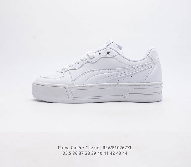 Puma Slipstream Lo Laces 彪马2023 秋冬新款 复古时尚厚底增高耐磨情侣休闲板鞋 码数 3 44 编码 Rfwb1026