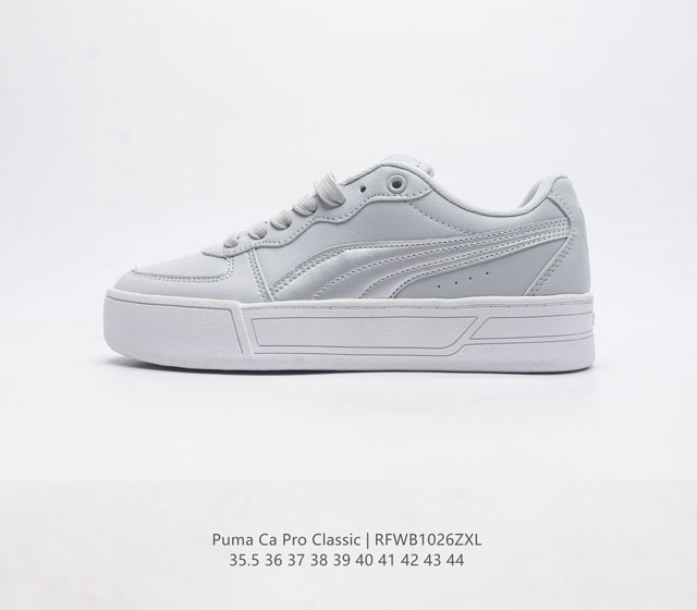 Puma Slipstream Lo Laces 彪马2023 秋冬新款 复古时尚厚底增高耐磨情侣休闲板鞋 码数 3 44 编码 Rfwb1026