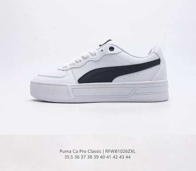 Puma Slipstream Lo Laces 彪马2023 秋冬新款 复古时尚厚底增高耐磨情侣休闲板鞋 码数 3 44 编码 Rfwb1026