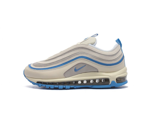 耐克nike休闲鞋 经典 气垫 Air Max 97 子弹气垫低帮运动鞋 Air Max '97 运动跑鞋以流线型鞋身和卓越科技为热爱运动的你造就全方位防护 强