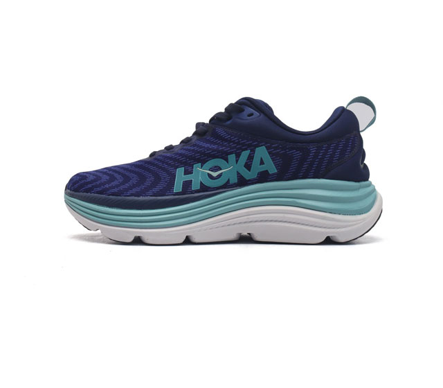 公司级hoka One M Gaviota 5减震防滑耐磨低帮跑步鞋 采用全新泡棉中底与高耐磨橡胶大底 集轻盈 舒适 缓震 稳定 抓地力于一身 轻松应付各种户外