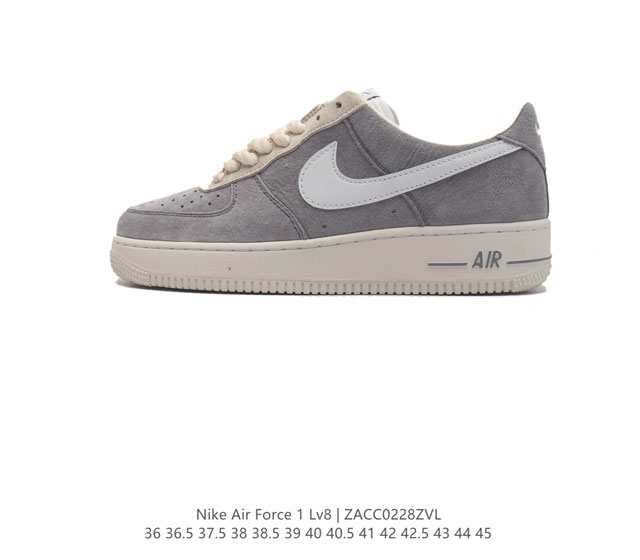 耐克nike Air Force 1 Low 空军一号 Af1 低帮百搭休闲运动板鞋 柔软 弹性十足的缓震性能和出色的中底设计 横跨复古与现代的外型结合 造就出