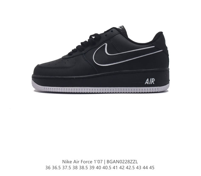 耐克nike Air Force 1 Low 空军一号 Af1 低帮百搭休闲运动板鞋 柔软 弹性十足的缓震性能和出色的中底设计 横跨复古与现代的外型结合 造就出