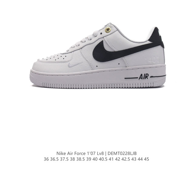 耐克nike Air Force 1 Low 空军一号 Af1 低帮百搭休闲运动板鞋 柔软 弹性十足的缓震性能和出色的中底设计 横跨复古与现代的外型结合 造就出