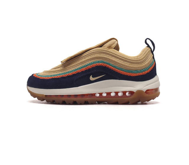 耐克nike休闲鞋 经典 气垫 Air Max 97 子弹气垫低帮运动鞋 Air Max '97 运动跑鞋以流线型鞋身和卓越科技为热爱运动的你造就全方位防护 强