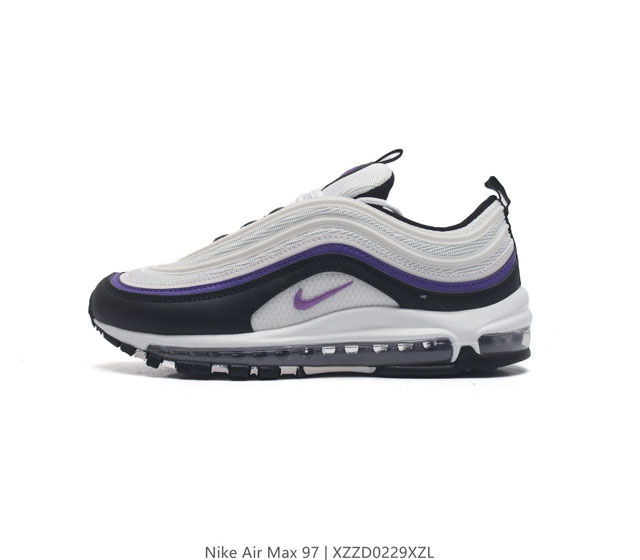 耐克nike休闲鞋 经典 气垫 Air Max 97 子弹气垫低帮运动鞋 Air Max '97 运动跑鞋以流线型鞋身和卓越科技为热爱运动的你造就全方位防护 强