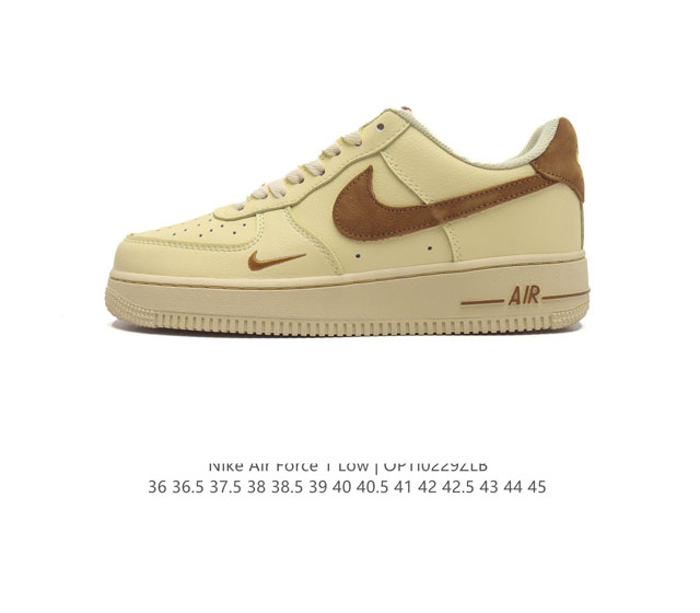 真二层皮 耐克nike Air Force 1 Low 空军一号 Af1 低帮百搭休闲运动板鞋 柔软 弹性十足的缓震性能和出色的中底设计 横跨复古与现代的外型结