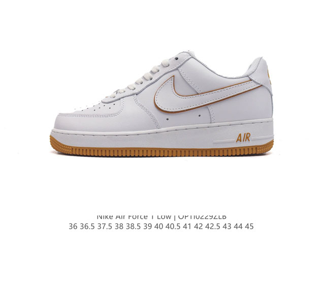 真二层皮 耐克nike Air Force 1 Low 空军一号 Af1 低帮百搭休闲运动板鞋 柔软 弹性十足的缓震性能和出色的中底设计 横跨复古与现代的外型结