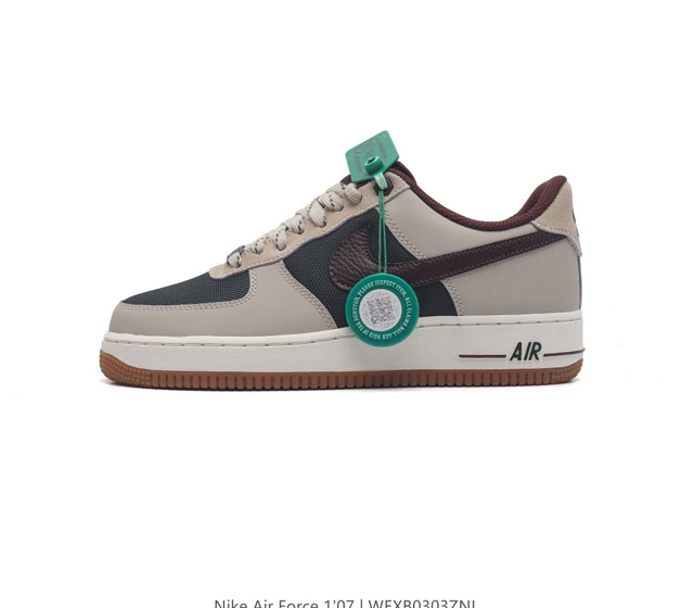 公司级 附赠送logo清洁刷 耐克nike Air Force 1 Low 空军一号 Af1 低帮百搭休闲运动板鞋 柔软 弹性十足的缓震性能和出色的中底设计 横