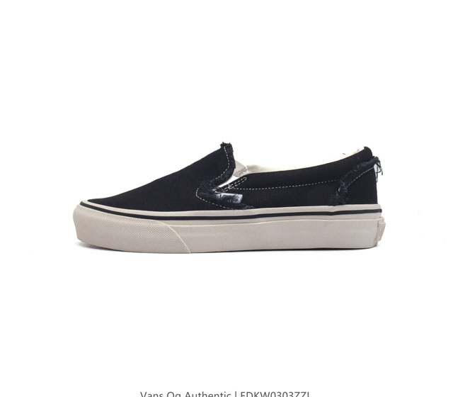 Vans 万斯 Og Authentic Lx 低帮百搭休闲lv联名帆布硫化板鞋潮男女款跑鞋运动鞋 类型 男女鞋 码数 35-44 含硫化半码 编码 Edkw0