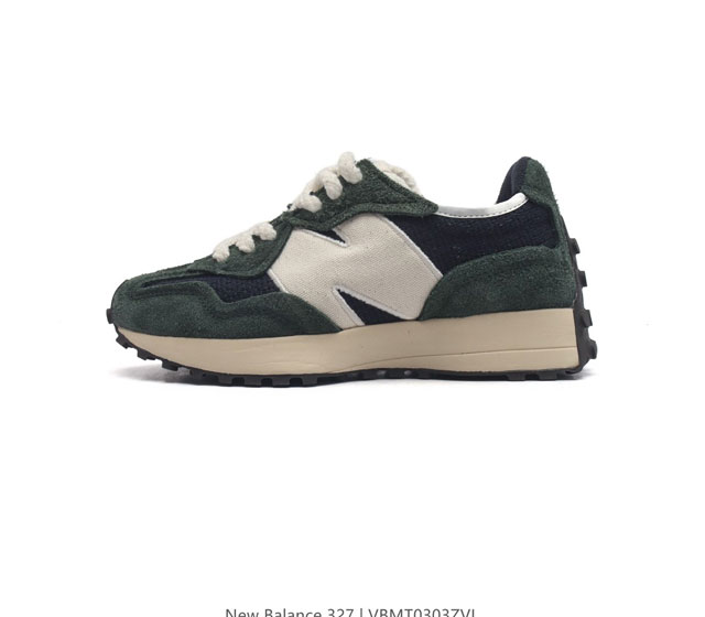 Nb 新百伦 New Balance U327系列复古休闲运动慢跑鞋时尚男女运动鞋 以更纯粹的复古风格设计打造的全新造型 侧身还以解构设计 将 N 字标志以做旧