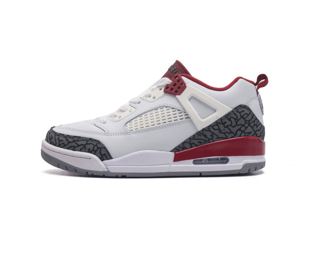 耐克 Nike Jordan Spizike Low 经典爆裂纹复古运动篮球鞋 全新低帮造型吸睛 整双鞋在融合了 Air Jordan 经典鞋款中的标志性元素之 - 点击图像关闭