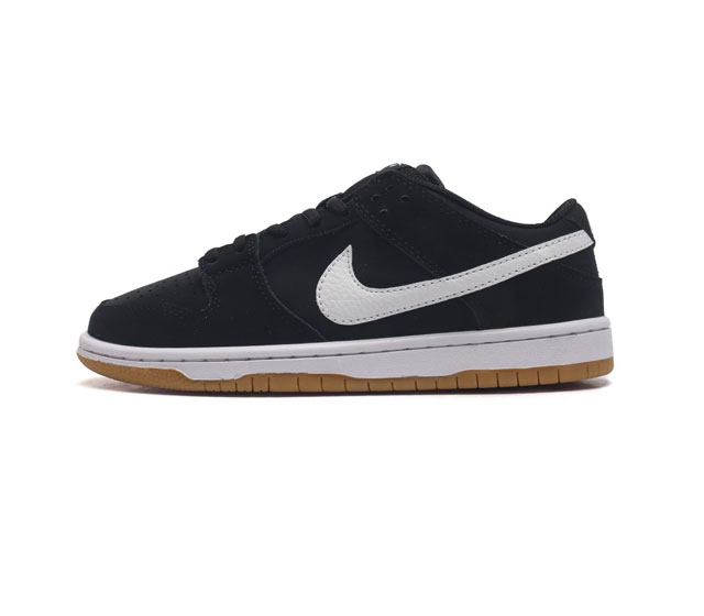 耐克 Nike Sb Dunk Low Pro 男 女滑板鞋 经典复古运动鞋 采用低帮设计 塑就经典 Dunk 风格 鞋垫后跟搭载 Zoom Air 气垫 加衬