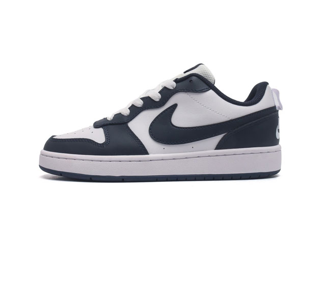 耐克 Nike Court Borough Low 2 Gs 小空军 低帮百搭透气休闲运动板鞋男女鞋 经典耐用的设计 兼顾舒适脚感和出众风范 演绎匠心之作 结构