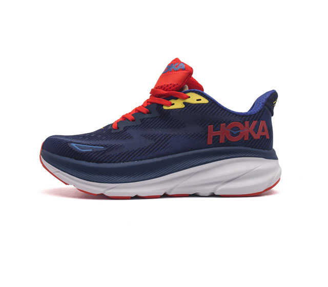 潮牌媒体 Hoka One One 推出升级 Clifton 9 克利夫顿9代 男女士休闲跑步鞋轻量缓震运动鞋 此次 Clifton 9 厚了也轻了 非凡脚感