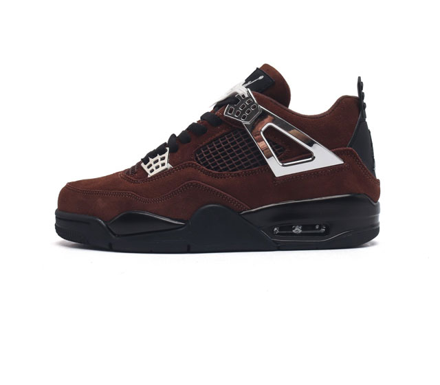 耐克 Nike Air Jordan 4 Retro Og迈克尔 乔丹aj4代乔4 中帮复古休闲运动文化篮球鞋 秉承轻量化的速度型篮球鞋设计思想完成设计 降低重