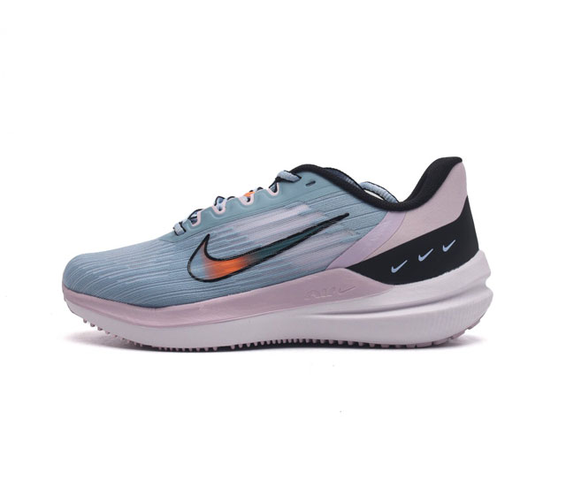 耐克nike Zoom Winflo 9代飞线贾卡轻质透气休闲运动跑步鞋 登月温弗洛9代 稳固贴合 助你专注畅跑 疾速风范 打造日常跑步佳选 轻盈非凡 塑就流畅