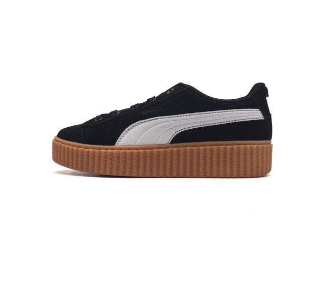 彪马 蕾哈娜fenty X Puma Creeper Phatty 全新联名鞋款运动鞋 男女板鞋 采用品牌标志性的麂皮 厚底设计 搭配刚性橡胶 Creeper