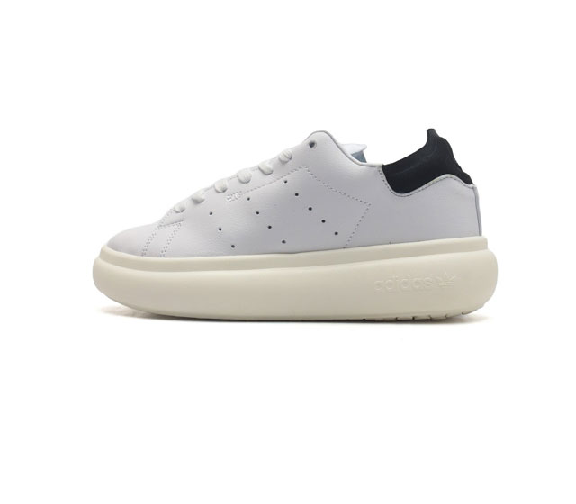 阿迪达斯 Adidas Originals Stan Smith Pf Shoes 经典厚底运动板鞋小白鞋 这款adidas Stan Smith系列经典运动鞋