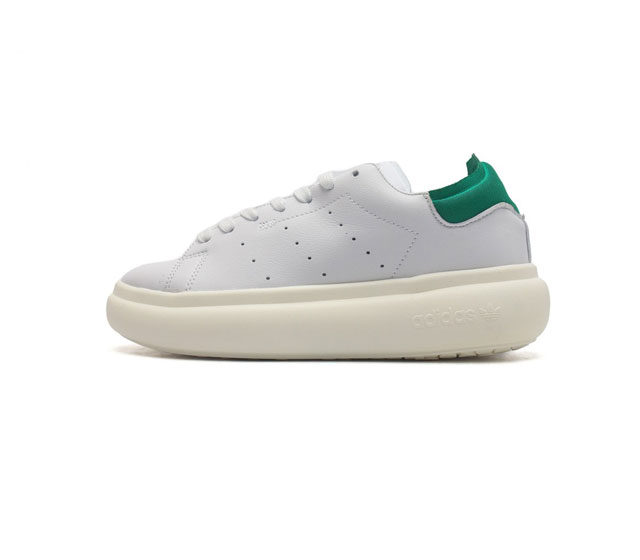 阿迪达斯 Adidas Originals Stan Smith Pf Shoes 经典厚底运动板鞋小白鞋 这款adidas Stan Smith系列经典运动鞋